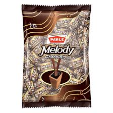 PARLE MELODY CHOCOLATY TOFFEE 391 GM POUCH.