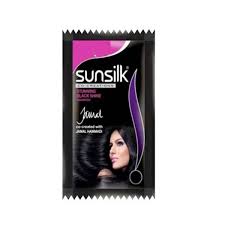 SUNSILK BLACK SHINE SHAMPOO 6 ML SACHET.
