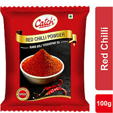 CATCH RED CHILLI POWDER 100 GM POUCH.