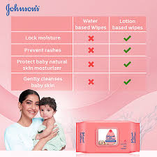 JOHNSON BABY SKINCARE 20 WIPES POUCH.