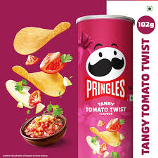 PRINGLES TOMATO FLAVOUR 102GM