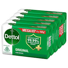 DETTOL SOAP ORIGINAL 4*150GM