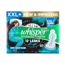 WHISPER ULTRA NIGHTS XXL 30PADS