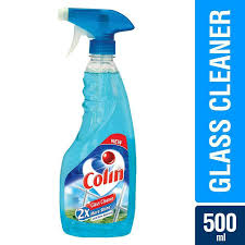 COLIN GLASS CLEANER 500 ML PET BOTTLE.