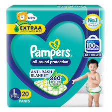 PAMPER (L) 20 PANTS.