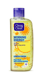CLEAN & CLEAR LEMON FACE WASH 100 ML BOTTLE.