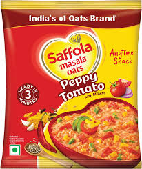 SAFFOLA OATS PEPPY TOMATO MASALA 40 GM POUCH.