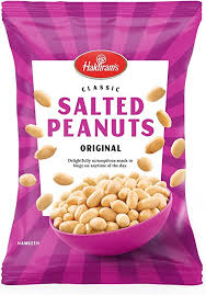 HALDIRAM SALTED PEANUTS 200 GM POUCH.