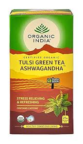 ORGANIC TULSI ASHWAGANDHA 25TEA BAGS