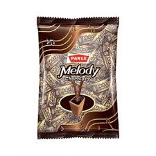 PARLE MELODY CHOCOLATY 195.5 GM POUCH.