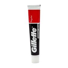 GILLETTE SHAVING CREAM REGULAR 70 GM TUBE.