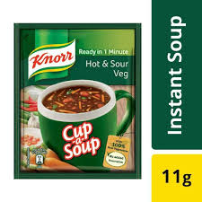 KNORR CUP- A-SOAP  HOT & SOUR VEG 11 GM POUCH
