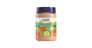 VEEBA CARROT & CUCUMBER SANDWICH SPREAD 250GM