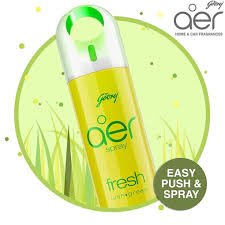 GODREJ AER SPRAY FRESH LUSH GREEN 300 ML CAN