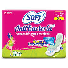 SOFY BODYFIT ANTI BACTERIA XL 14PADS