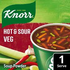 KNORR CUP- A-SOAP  HOT & SOUR VEG 11 GM POUCH