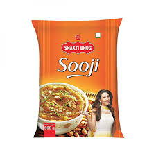 SHAKTI BHOG SOOJI 500 GM POUCH.