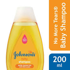 JOHNSON NO MORE TEARS BABY SHAMPOO 200 ML BOTTLE.