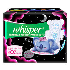 WHISPER KOALA SOFT NIGHTS XXXL+ 4PADS