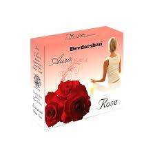 DEVDARSHAN DHOOP AURA ROSE 20 CONES.
