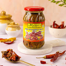 MOTHERS RECIPE RED CHILLI STUFFED PICKLE 400GM