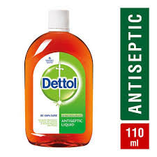 DETTOL ANTISEPTIC LIQUID 110 ML.BOTTLE.