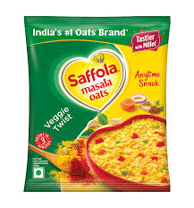 SAFFOLA OATS VEGGIE TWIST MASALA 40 GM POUCH.