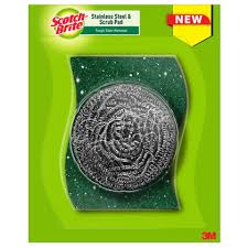 SCOTCH BRITE STAINLESS STEEL SCRUB 1 PCS
