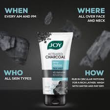 JOY CHARCOAL FACEWASH 50ML