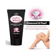 FEATHER TOUCH HAIR REMOVAL CREAM DIAMOND & PEARL 40GM