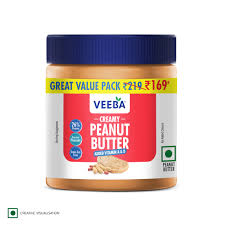 VEEBA PEANUT BUTTER CREAMY 340GM