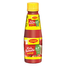 MAGGI KETCHUP RICH TOMATO 190 GM BOTTLE.