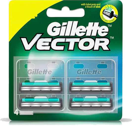 GILLETTE VECTOR 4 CARTRIDGES CRTN.