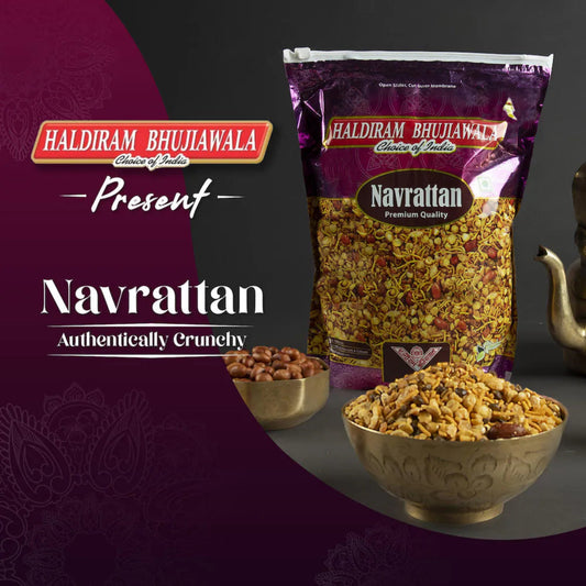 HALDIRAM NAVRATTAN BHUJIA 42 GM POUCH  (NAMKEEN)