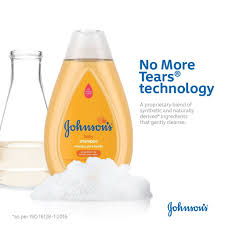 JOHNSON NO MORE TEARS BABY SHAMPOO 200 ML BOTTLE.