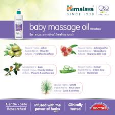 HIMALAYA BABY MASSAGE OIL 200ML
