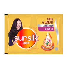 SUNSILK SOFT N SMOOTH SHAMPOO SACHET 5ML YELLOW