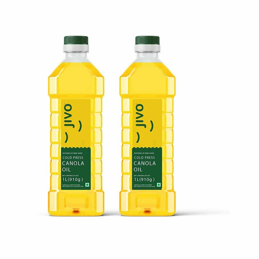 JIVO CANOLA COOKING OIL 1+1 LTR BOTLLE.SET