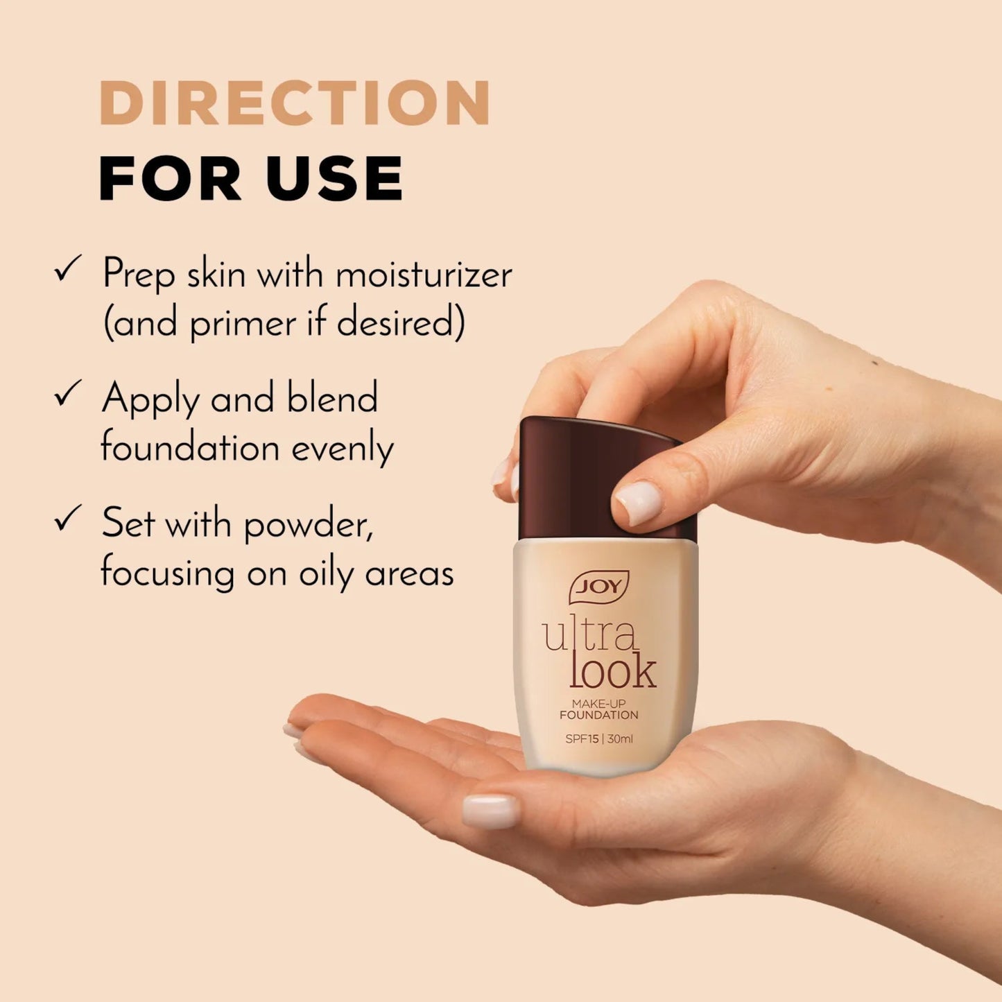 JOY ULTRA LOOK FOUNDATION 30ML