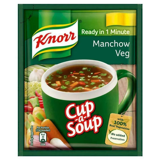 KNORR CUP-A-SOUP MANCHOW VEG 12 GM.SACHET