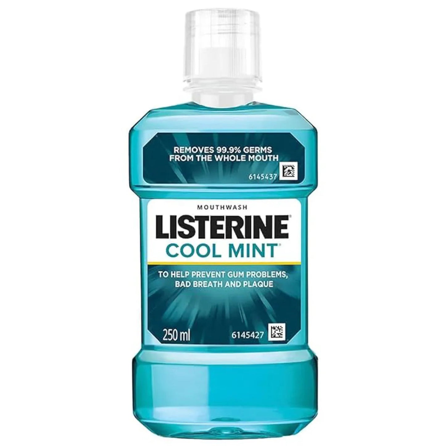 LISTERINE COOL MINT MOUTH WASH 250 ML BOTTLE.
