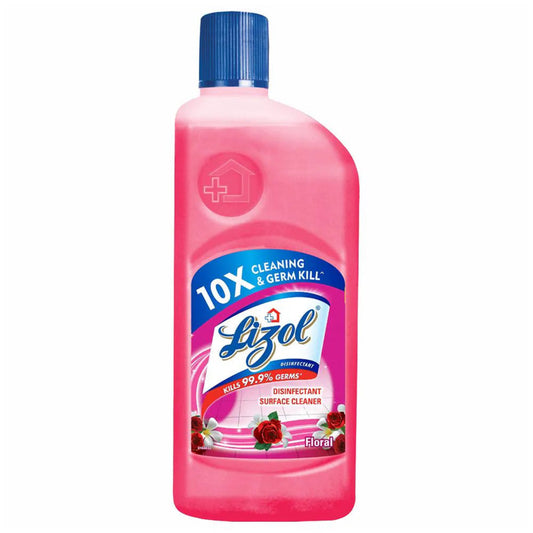 LIZOL FLORAL FLOOR CLEANER 500 ML PET BOTTLE.
