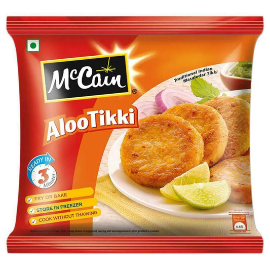 MCCAIN ALOO TIKKI 400 GM POUCH.