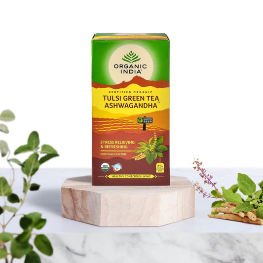 ORGANIC INDIA TULSI ASHWAGANDHA 25TEA BAGS