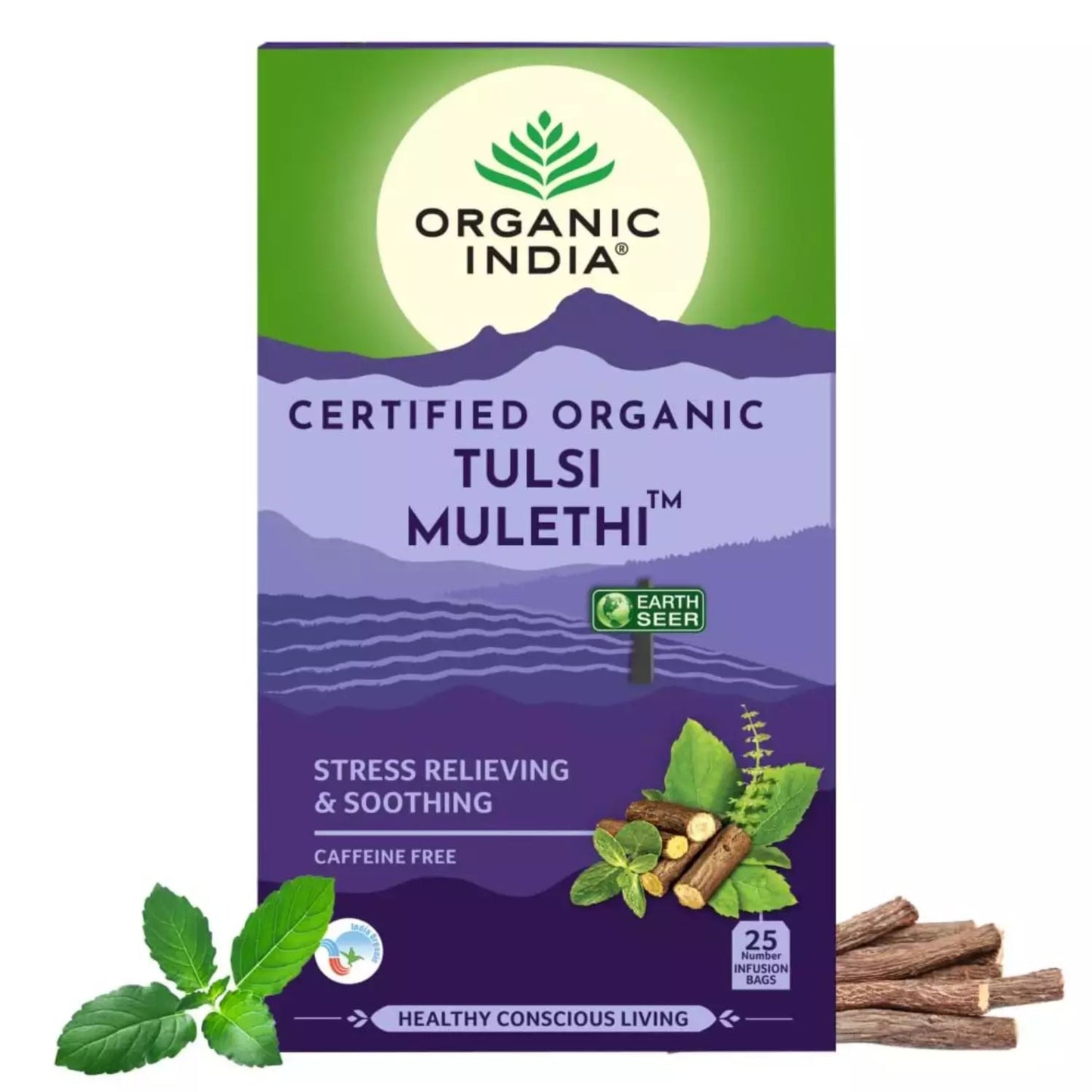 ORGANIC INDIA TULSI MULETHI TEA 25 BAG