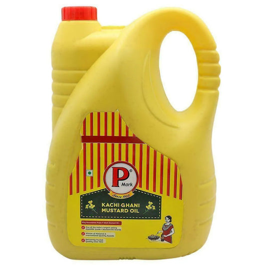 P MARK MUSTARD OIL 5 LTR CAN.