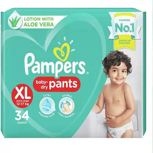 PAMPERS XL 34 PANTS (DIAPERS)