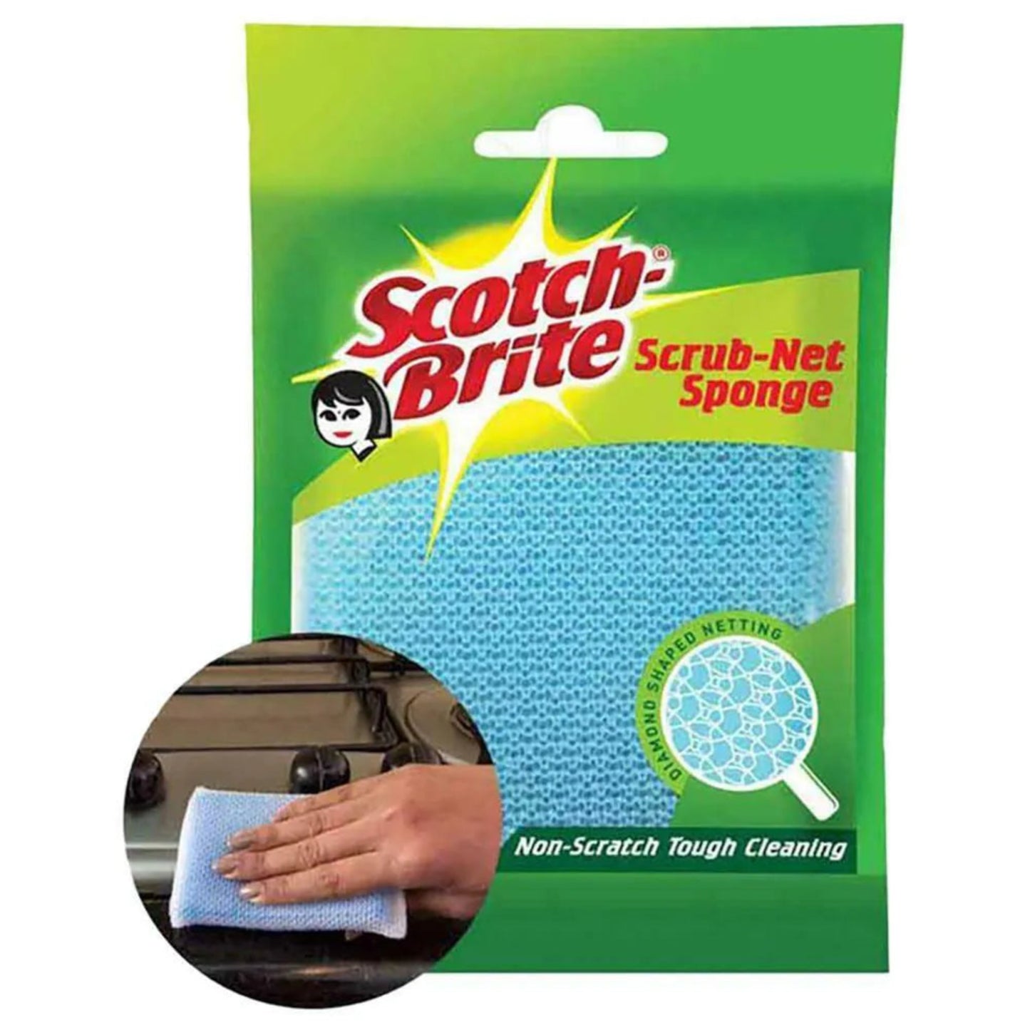 SCOTCH BRITE SCRUB-NET SPONGE 1 PCS.