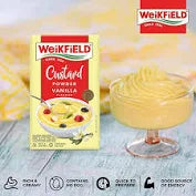WEIKFIELD CUSTARD POWDER VANILLA FLAVR 500 GM JAR.