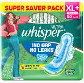 WHISPER ULTRA CLEAN XL 44PADS